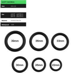 Comprar ARMONY - ANILLOS SILICONA NEGRO al mejor precio - Envíos Discretos