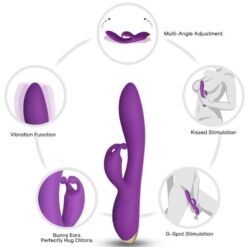 Comprar ARMONY - BONNIE VIBRADOR RABBIT VIOLETA al mejor precio - Envíos Discretos