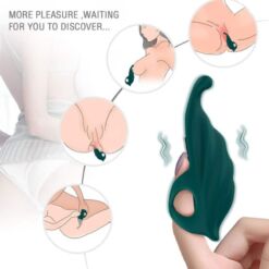 Comprar ARMONY - DEDAL ESTIMULADOR & VIBRADOR VERDE al mejor precio - Envíos Discretos