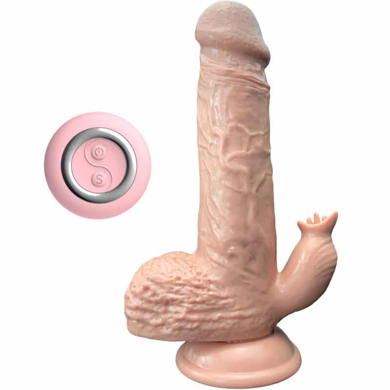 ARMONY - DILDO REALÍSTICO VIBRADOR & THRUSTING CON LENGUA ESTIMULADOR 19 CM - piKanteo | Despierta tu lado más piKante Comprar ARMONY - DILDO REALÍSTICO VIBRADOR & THRUSTING CON LENGUA ESTIMULADOR 19 CM al mejor precio - Envíos Discretos