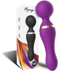 Comprar ARMONY - FREEZA MASAJEADOR & VIBRADOR CABEZA FLEXIBLE VIOLETA al mejor precio - Envíos Discretos