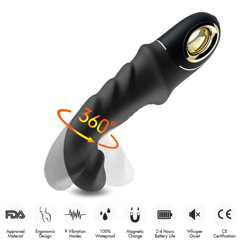 ARMONY - JOYBLADE DILDO VIBRADOR ROTADOR NEGRO - piKanteo | Despierta tu lado más piKante Comprar ARMONY - JOYBLADE DILDO VIBRADOR ROTADOR NEGRO al mejor precio - Envíos Discretos
