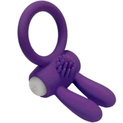 Comprar ARMONY - MR BUNNY ANILLO VIBRADOR SILICONA PURPLE al mejor precio - Envíos Discretos