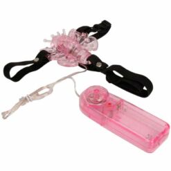 Comprar BAILE - ARNÉS CON MARIPOSA VIBRADORA MULTIVELOCIDAD al mejor precio - Envíos Discretos