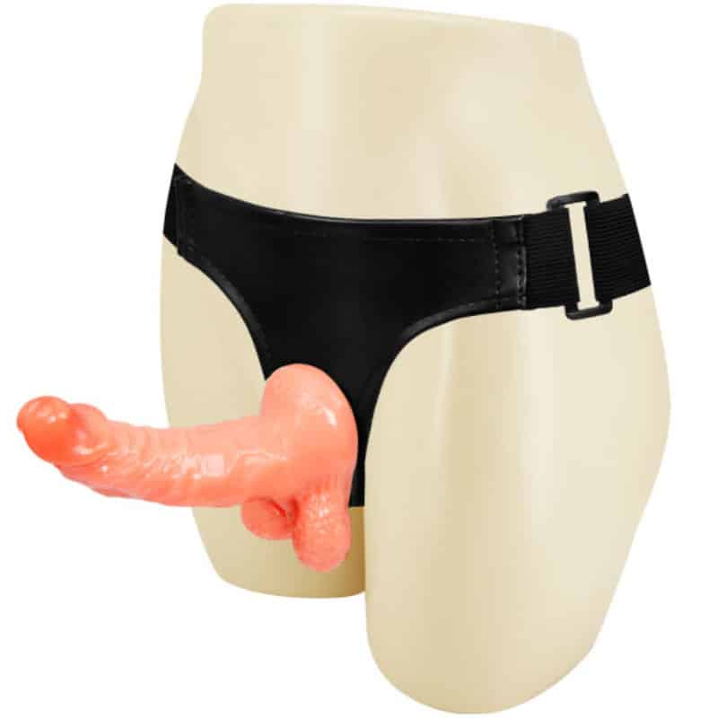 BAILE - ARNÉS CON PENE REALÍSTICO Y BRAGUITA AJUSTABLE ULTRA PASSIONATE 15.5 CM - piKanteo | Despierta tu lado más piKante Comprar BAILE - ARNÉS CON PENE REALÍSTICO Y BRAGUITA AJUSTABLE ULTRA PASSIONATE 15.5 CM al mejor precio - Envíos Discretos