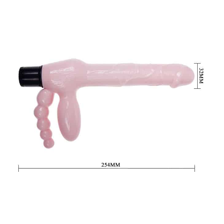 BAILE - ARNÉS SIN CUERDA TPR CON VIBRACIÓN Y ESTIMULACION ANAL 25.4 CM - piKanteo | Despierta tu lado más piKante Comprar BAILE - ARNÉS SIN CUERDA TPR CON VIBRACIÓN Y ESTIMULACION ANAL 25.4 CM al mejor precio - Envíos Discretos