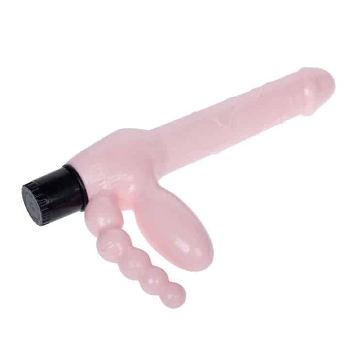 BAILE - ARNÉS SIN CUERDA TPR CON VIBRACIÓN Y ESTIMULACION ANAL 25.4 CM - piKanteo | Despierta tu lado más piKante Comprar BAILE - ARNÉS SIN CUERDA TPR CON VIBRACIÓN Y ESTIMULACION ANAL 25.4 CM al mejor precio - Envíos Discretos