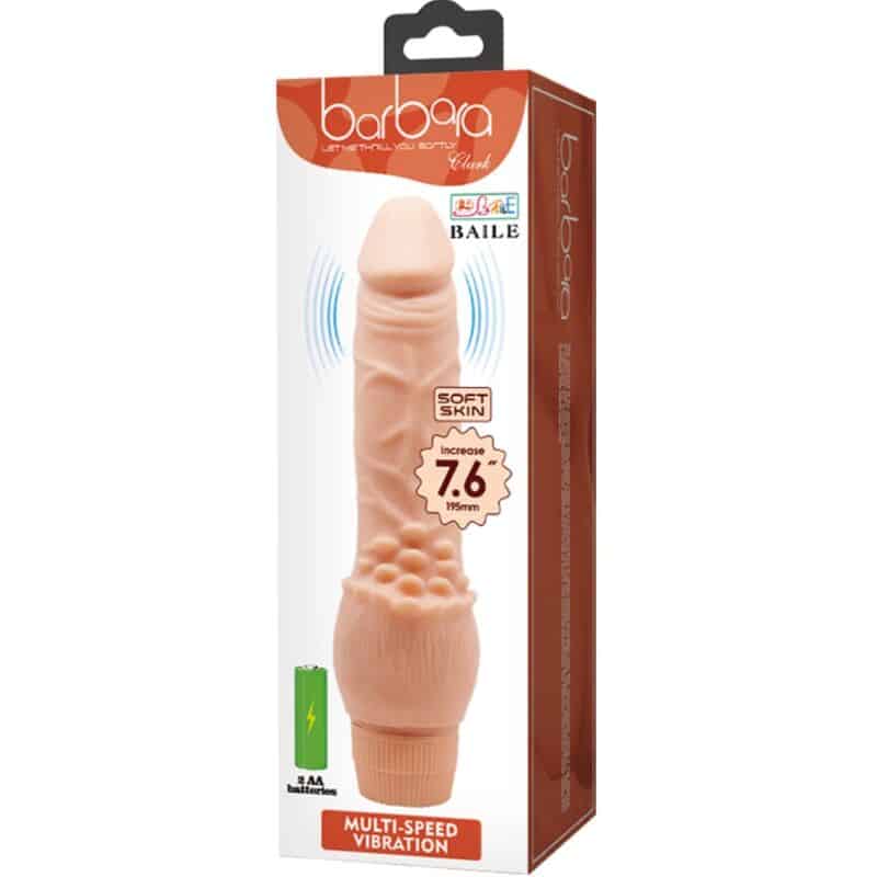 BAILE - BARBARA VIBRADOR REALÍSTICO 19.5 CM NATURAL - piKanteo | Despierta tu lado más piKante Comprar BAILE - BARBARA VIBRADOR REALÍSTICO 19.5 CM NATURAL al mejor precio - Envíos Discretos