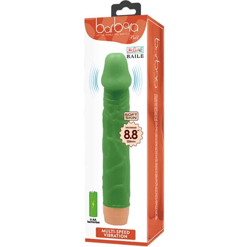 BAILE - BILL VIBRADOR REALÍSTICO 22.5 CM VERDE - piKanteo | Despierta tu lado más piKante Comprar BAILE - BILL VIBRADOR REALÍSTICO 22.5 CM VERDE al mejor precio - Envíos Discretos