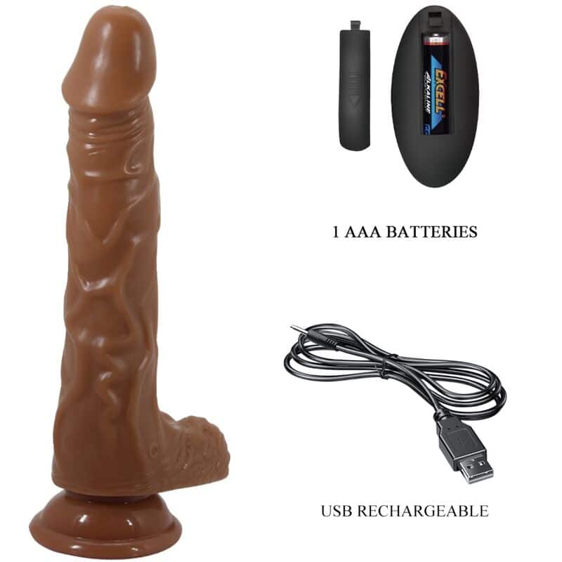 BAILE - BODACH VIBRADOR REALISTA CON VENTOSA CONTROL REMOTO - piKanteo | Despierta tu lado más piKante Comprar BAILE - BODACH VIBRADOR REALISTA CON VENTOSA CONTROL REMOTO al mejor precio - Envíos Discretos