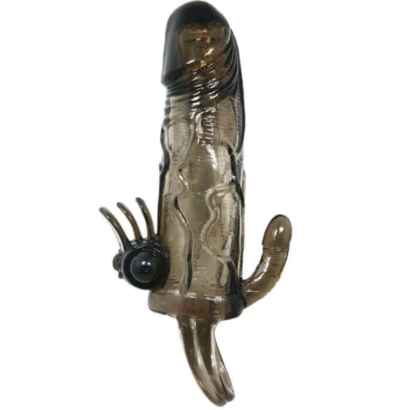 BAILE - BRAVE MAN FUNDA PENE ANAL Y CLITORIS VIBRADOR 16.5 CM NEGRO - piKanteo | Despierta tu lado más piKante Comprar BAILE - BRAVE MAN FUNDA PENE ANAL Y CLITORIS VIBRADOR 16.5 CM NEGRO al mejor precio - Envíos Discretos