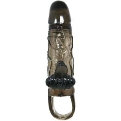 Comprar BAILE - BRAVE MAN FUNDA PENE ANAL Y CLITORIS VIBRADOR 16.5 CM NEGRO al mejor precio - Envíos Discretos