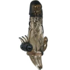 Comprar BAILE - BRAVE MAN FUNDA PENE ANAL Y CLITORIS VIBRADOR 16.5 CM NEGRO al mejor precio - Envíos Discretos