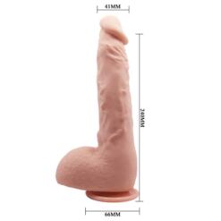Comprar BAILE - DILDO REALÍSTICO JASON NATURAL 24 CM al mejor precio - Envíos Discretos