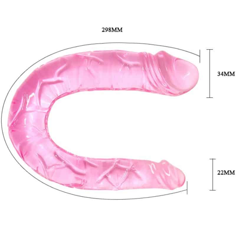 BAILE - DOUBLE DONG DILDO DOBLE ROSA - piKanteo | Despierta tu lado más piKante Comprar BAILE - DOUBLE DONG DILDO DOBLE ROSA al mejor precio - Envíos Discretos