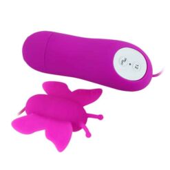 Comprar BAILE - ESTIMULADOR DE CLÍTORIS MARIPOSA LOVE EGGS 12 VELOCIDADES LILA CONTROL REMOTO al mejor precio - Envíos Discretos