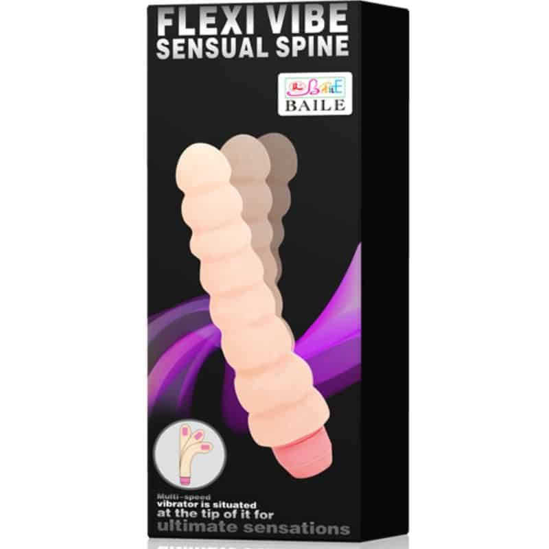 BAILE - FLEXI VIBE SENSUAL SPINE VIBRADOR FLEXIBLE 19 CM - piKanteo | Despierta tu lado más piKante Comprar BAILE - FLEXI VIBE SENSUAL SPINE VIBRADOR FLEXIBLE 19 CM al mejor precio - Envíos Discretos
