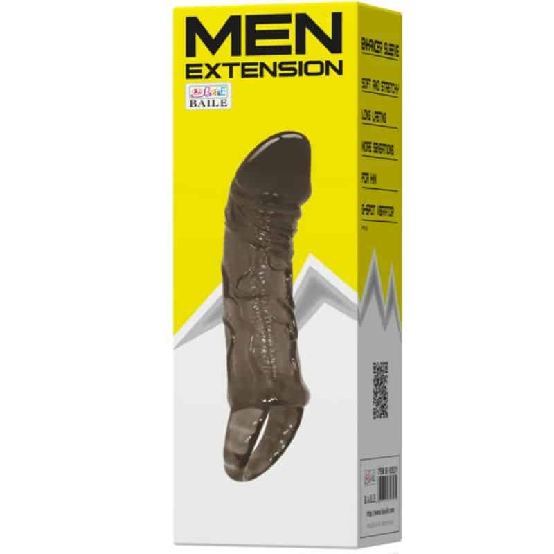 BAILE - FUNDA EXTENSORA PENE CON STRAP PARA TESTÍCULOS 11.5 CM - piKanteo | Despierta tu lado más piKante Comprar BAILE - FUNDA EXTENSORA PENE CON STRAP PARA TESTÍCULOS 11.5 CM al mejor precio - Envíos Discretos