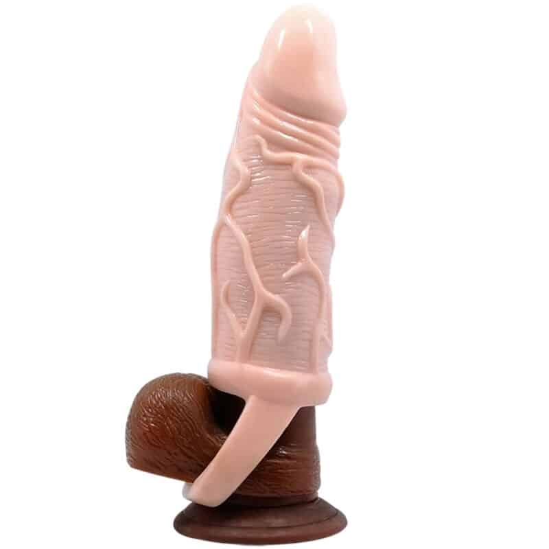 BAILE - FUNDA EXTENSORA PENE CON STRAP PARA TESTÍCULOS 13.5 CM - piKanteo | Despierta tu lado más piKante Comprar BAILE - FUNDA EXTENSORA PENE CON STRAP PARA TESTÍCULOS 13.5 CM al mejor precio - Envíos Discretos