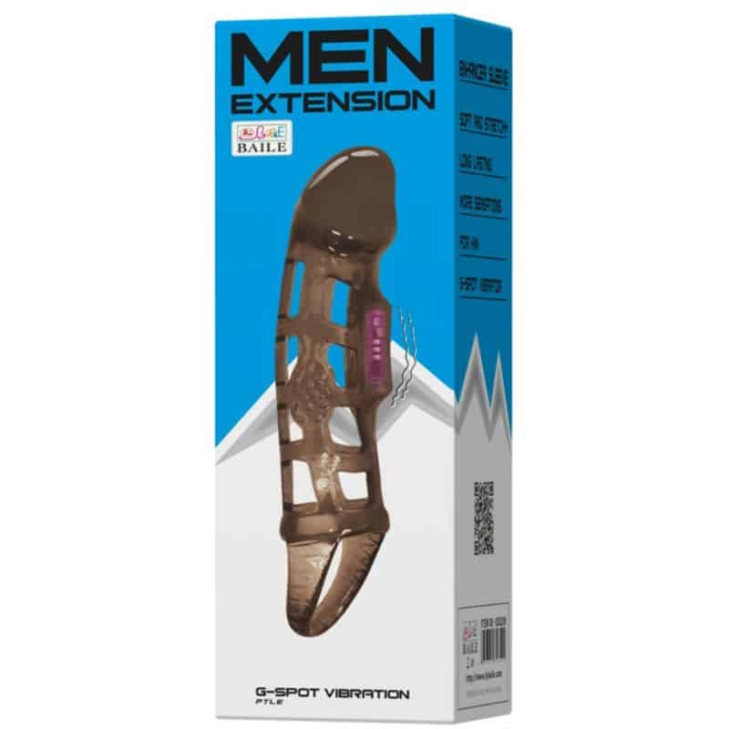 BAILE - FUNDA EXTENSORA PENE CON VIBRACIÓN Y STRAP 13.5 CM - piKanteo | Despierta tu lado más piKante Comprar BAILE - FUNDA EXTENSORA PENE CON VIBRACIÓN Y STRAP 13.5 CM al mejor precio - Envíos Discretos