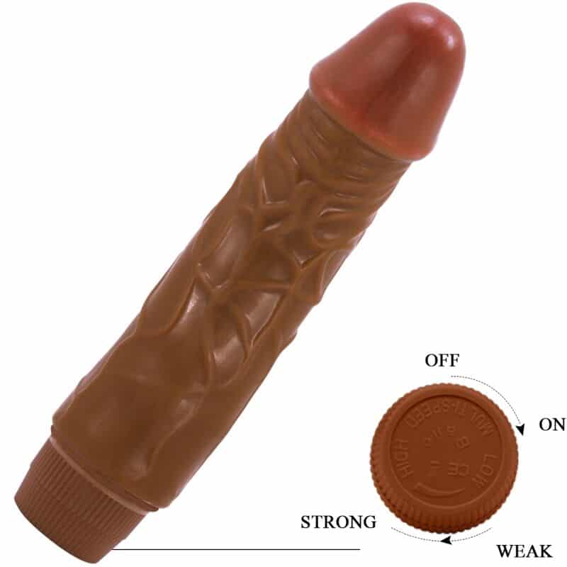 BAILE - JEFF VIBRADOR REALÍSTICO 19.5 CM MULATO - piKanteo | Despierta tu lado más piKante Comprar BAILE - JEFF VIBRADOR REALÍSTICO 19.5 CM MULATO al mejor precio - Envíos Discretos
