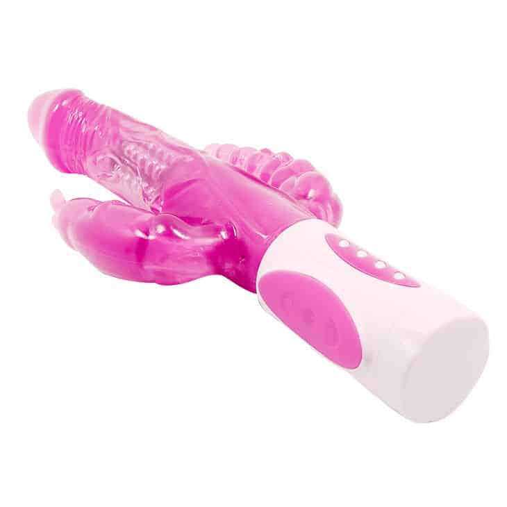 BAILE - PRETTY BUNNY TRIPLE VIBRADOR ROTADOR - piKanteo | Despierta tu lado más piKante Comprar BAILE - PRETTY BUNNY TRIPLE VIBRADOR ROTADOR al mejor precio - Envíos Discretos