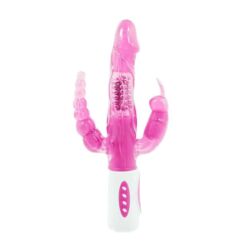 Comprar BAILE - PRETTY BUNNY TRIPLE VIBRADOR ROTADOR al mejor precio - Envíos Discretos