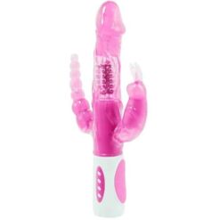 Comprar BAILE - PRETTY BUNNY TRIPLE VIBRADOR ROTADOR al mejor precio - Envíos Discretos