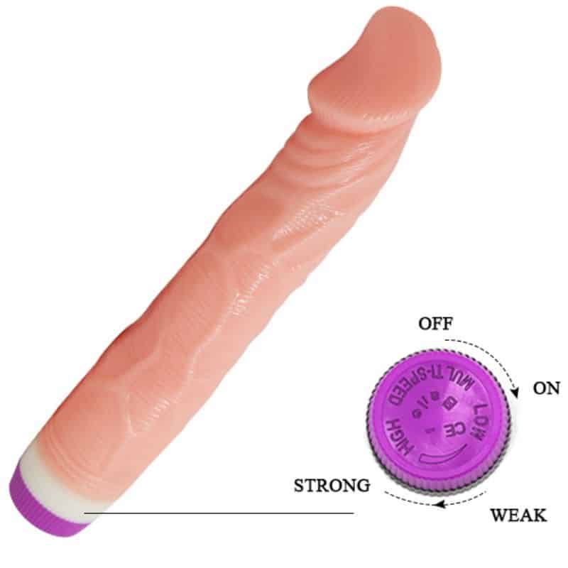BAILE - VIBRADOR REALÍSTICO NATURAL 22 CM - piKanteo | Despierta tu lado más piKante Comprar BAILE - VIBRADOR REALÍSTICO NATURAL 22 CM al mejor precio - Envíos Discretos