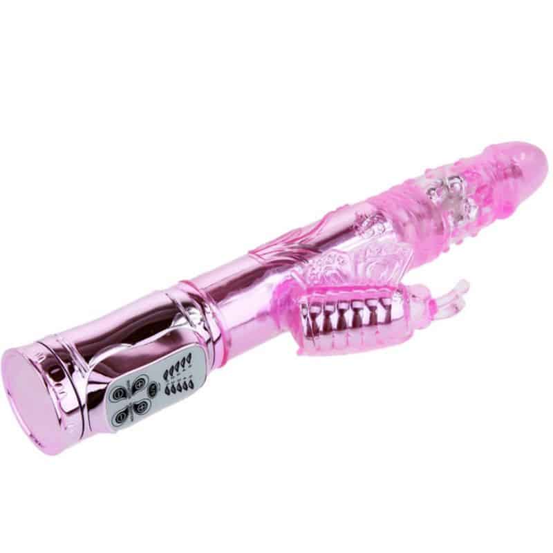 BAILE - VIBRADOR RECARGABLE CON ROTACION Y ESTIMULADOR THROBBING BUTTERF - piKanteo | Despierta tu lado más piKante Comprar BAILE - VIBRADOR RECARGABLE CON ROTACION Y ESTIMULADOR THROBBING BUTTERF al mejor precio - Envíos Discretos