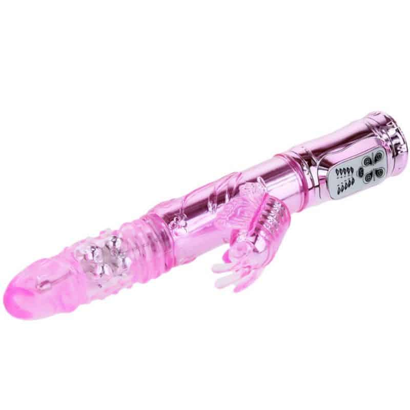 BAILE - VIBRADOR RECARGABLE CON ROTACION Y ESTIMULADOR THROBBING BUTTERF - piKanteo | Despierta tu lado más piKante Comprar BAILE - VIBRADOR RECARGABLE CON ROTACION Y ESTIMULADOR THROBBING BUTTERF al mejor precio - Envíos Discretos
