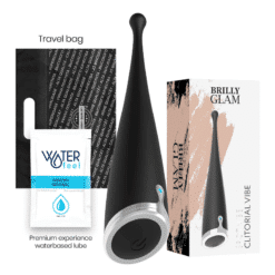 Comprar BRILLY GLAM - SPOT VIBE VIBRADOR CLITORIAL ORGASMICO SILICONA NEGRO al mejor precio - Envíos Discretos