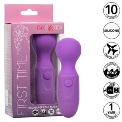 Comprar CALEXOTICS - FIRST TIME MASAJEADOR RECARGABLE 10 VIBRACIONES VIOLETA al mejor precio - Envíos Discretos
