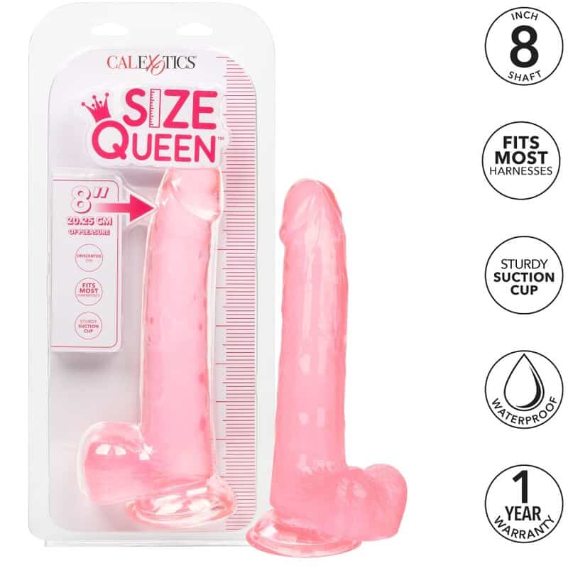 CALEXOTICS - SIZE QUEEN DILDO ROSA 20.3 CM - piKanteo | Despierta tu lado más piKante Comprar CALEXOTICS - SIZE QUEEN DILDO ROSA 20.3 CM al mejor precio - Envíos Discretos
