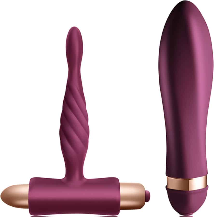 CLIMAXIMUM - DARE KIT VIBRADOR TRENZADO + PLUG ANAL PRINCIPIANTES - piKanteo | Despierta tu lado más piKante Comprar CLIMAXIMUM - DARE KIT VIBRADOR TRENZADO + PLUG ANAL PRINCIPIANTES al mejor precio - Envíos Discretos