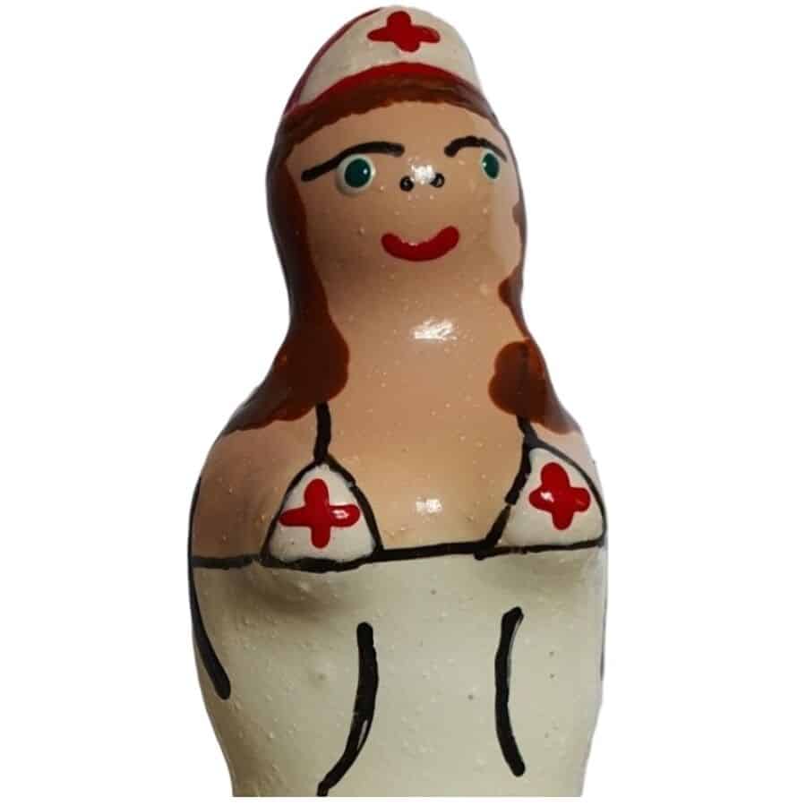 CONDOMERIE - PRESERVATIVO DECORATIVO PINTADO A MANO ENFERMERA MORENA - piKanteo | Despierta tu lado más piKante Comprar CONDOMERIE - PRESERVATIVO DECORATIVO PINTADO A MANO ENFERMERA MORENA al mejor precio - Envíos Discretos