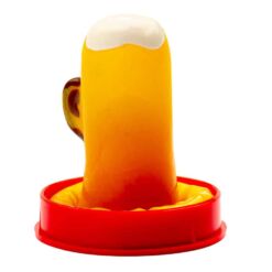 Comprar CONDOMERIE - PRESERVATIVO DECORATIVO PINTADO A MANO VASO DE CERVEZA al mejor precio - Envíos Discretos