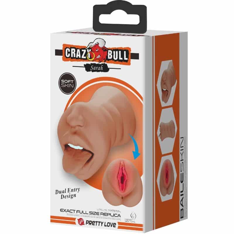 CRAZY BULL - SARAH MASTURBADOR DOBLE BOCA & VAGINA NATURAL - piKanteo | Despierta tu lado más piKante Comprar CRAZY BULL - SARAH MASTURBADOR DOBLE BOCA & VAGINA NATURAL al mejor precio - Envíos Discretos