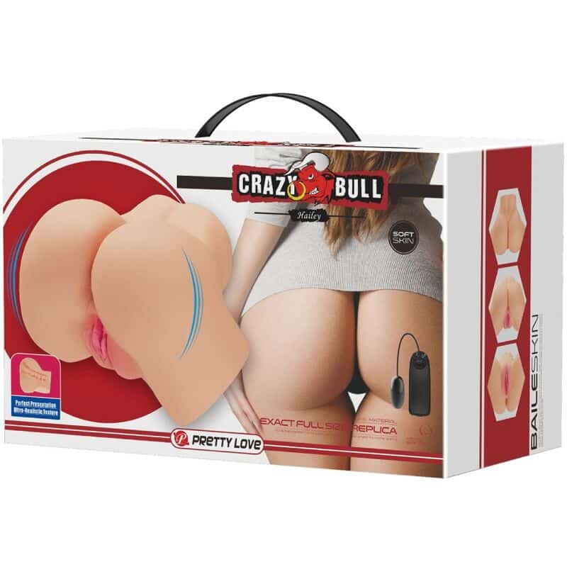 CRAZY BULL - VAGINA Y ANO REALÍSTICOS VIBRADOR HAILEY - piKanteo | Despierta tu lado más piKante Comprar CRAZY BULL - VAGINA Y ANO REALÍSTICOS VIBRADOR HAILEY al mejor precio - Envíos Discretos