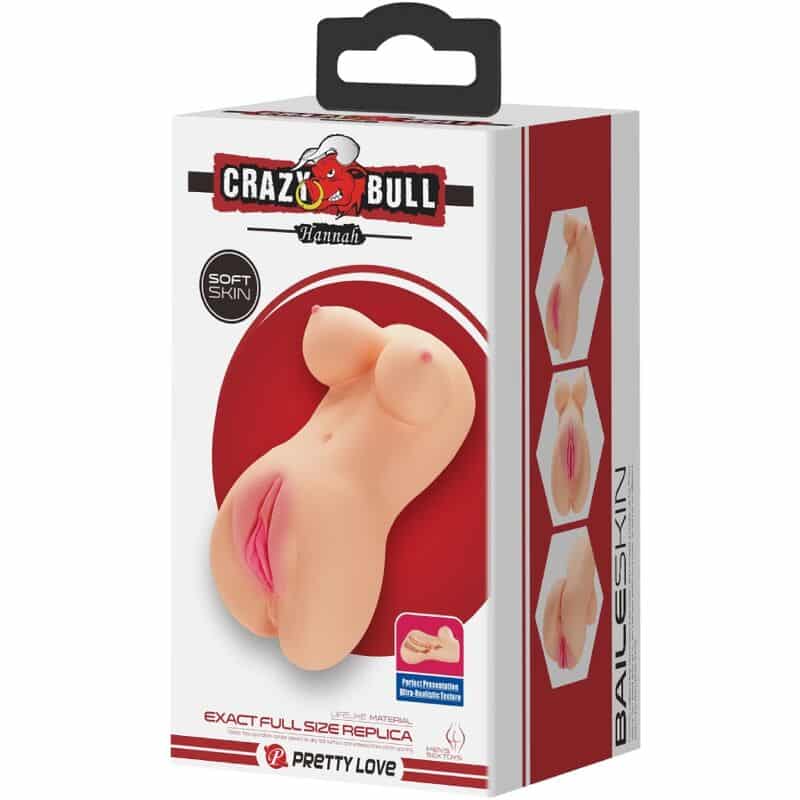 CRAZY BULL - VAGINA Y ANO REALÍSTICOS VIBRADOR HANNAH - piKanteo | Despierta tu lado más piKante Comprar CRAZY BULL - VAGINA Y ANO REALÍSTICOS VIBRADOR HANNAH al mejor precio - Envíos Discretos