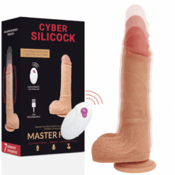 Comprar CYBER SILICOCK - REALÍSTICO CONTROL REMOTO MASTER HUCK 20.9 CM -O- 4 CM al mejor precio - Envíos Discretos