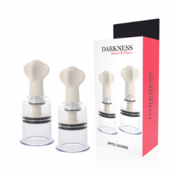 Comprar DARKNESS - ONDAS ESTIMULADORAS PEZONES TRANSPARENTE 5CM DIMETRO al mejor precio - Envíos Discretos
