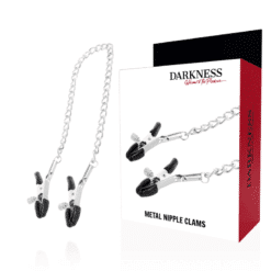 Comprar DARKNESS - PINZAS AJUSTABLES PARA PEZONES AJUSTABLES METAL al mejor precio - Envíos Discretos