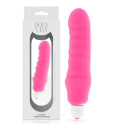 Comprar DOLCE VITA - GENIUS VIBRADOR SILICONA ROSA al mejor precio - Envíos Discretos