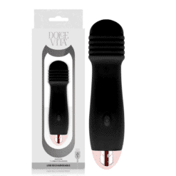 Comprar DOLCE VITA - VIBRADOR RECARGABLE TRES NEGRO 7 VELOCIDADES al mejor precio - Envíos Discretos