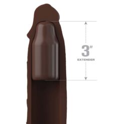 Comprar FANTASY X- TENSIONS - PIPEDREAMS SLEEVE 22,86 CM + 7,62 CM PLUG BROWN al mejor precio - Envíos Discretos