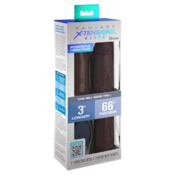 Comprar FANTASY X- TENSIONS - PIPEDREAMS SLEEVE 22,86 CM + 7,62 CM PLUG REMOTE BROWN al mejor precio - Envíos Discretos