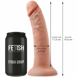 Comprar FETISH SUBMISSIVE CYBER STRAP - ARNÉS CON DILDO CONTROL REMOTO TECNOLOGÍA WATCHME M al mejor precio - Envíos Discretos