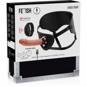 Comprar FETISH SUBMISSIVE CYBER STRAP - ARNÉS CON DILDO CONTROL REMOTO TECNOLOGÍA WATCHME S al mejor precio - Envíos Discretos