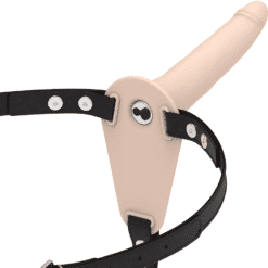 Comprar FETISH SUBMISSIVE HARNESS - VIBRADOR SILICONA FLESH 15 CM al mejor precio - Envíos Discretos